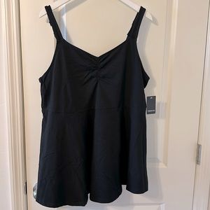 Torrid black tank. A style design
